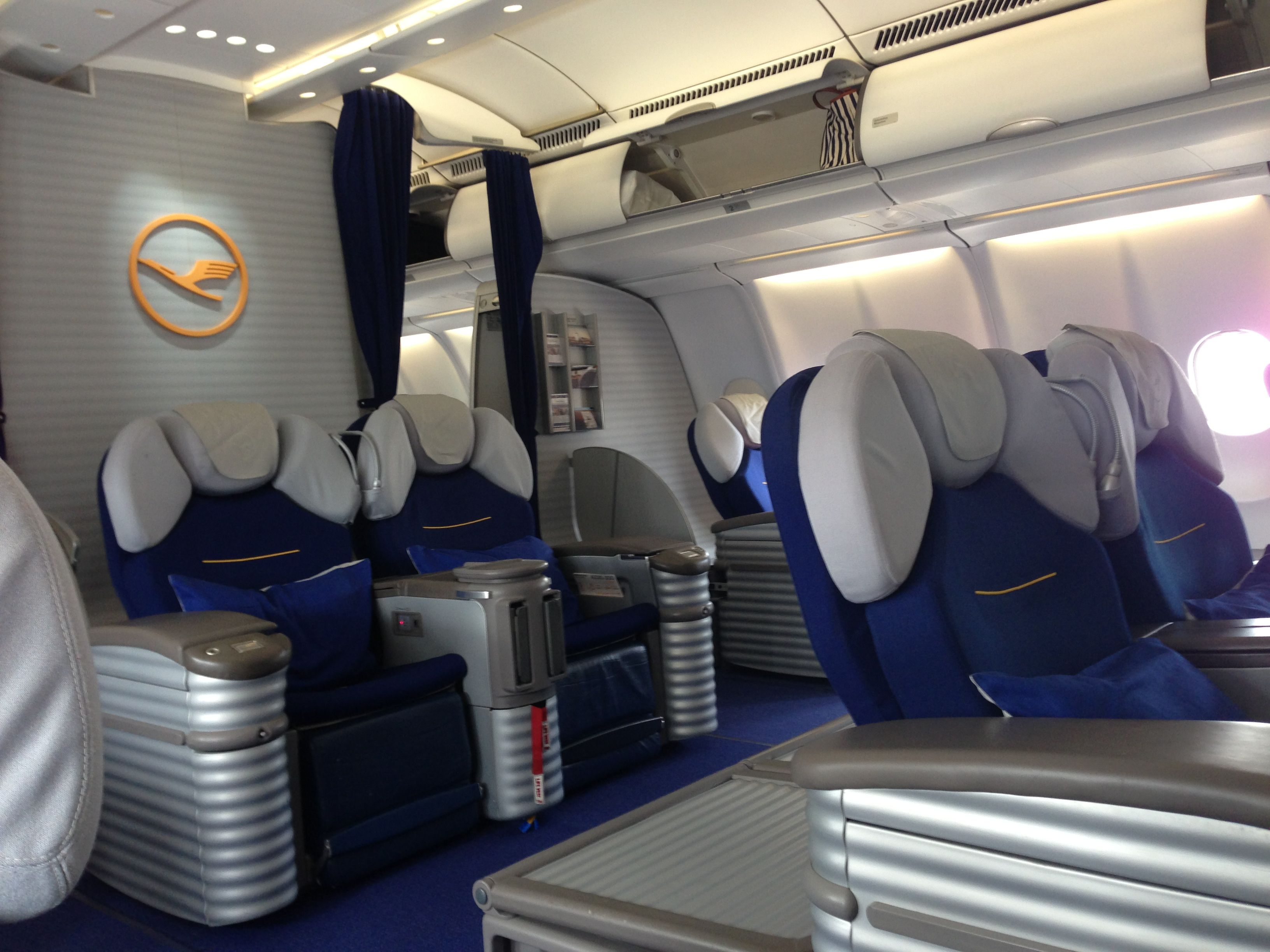 Lufthansa First Class Review Running with Miles
