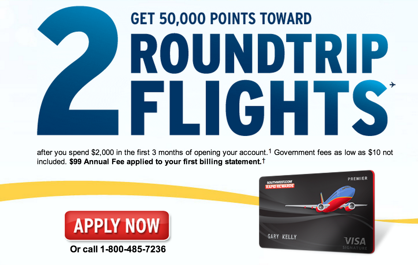 Southwest Airlines Credit Card 50,000 Point Offer Running with Miles