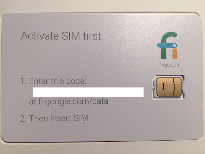 google fi sim card