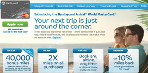 Barclaycard Arrival World Mastercard