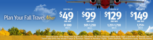 Southwest Airlines Flight Sale