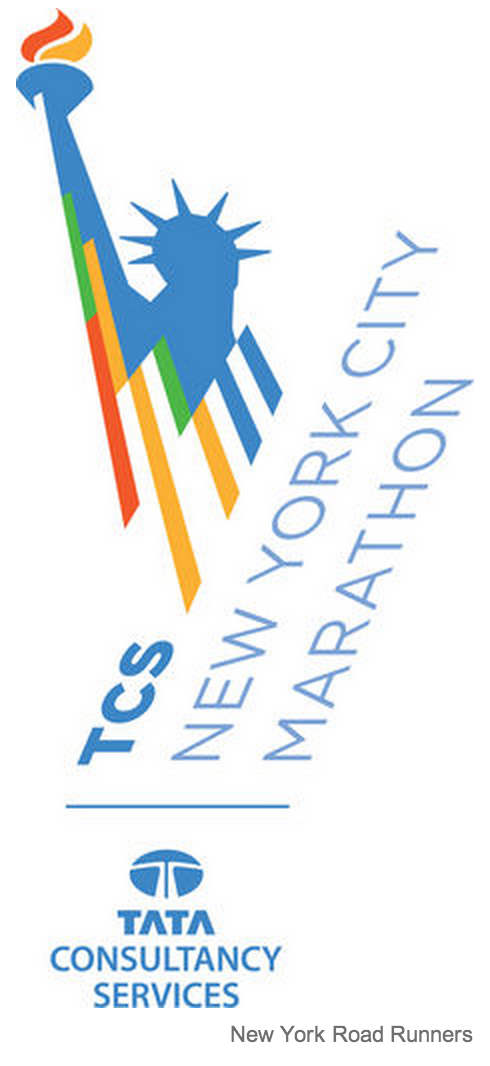 The TCS NYC Marathon logo starting 2014