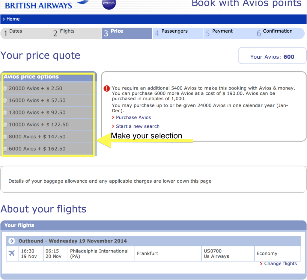 This was the price before BA started charging surcharges