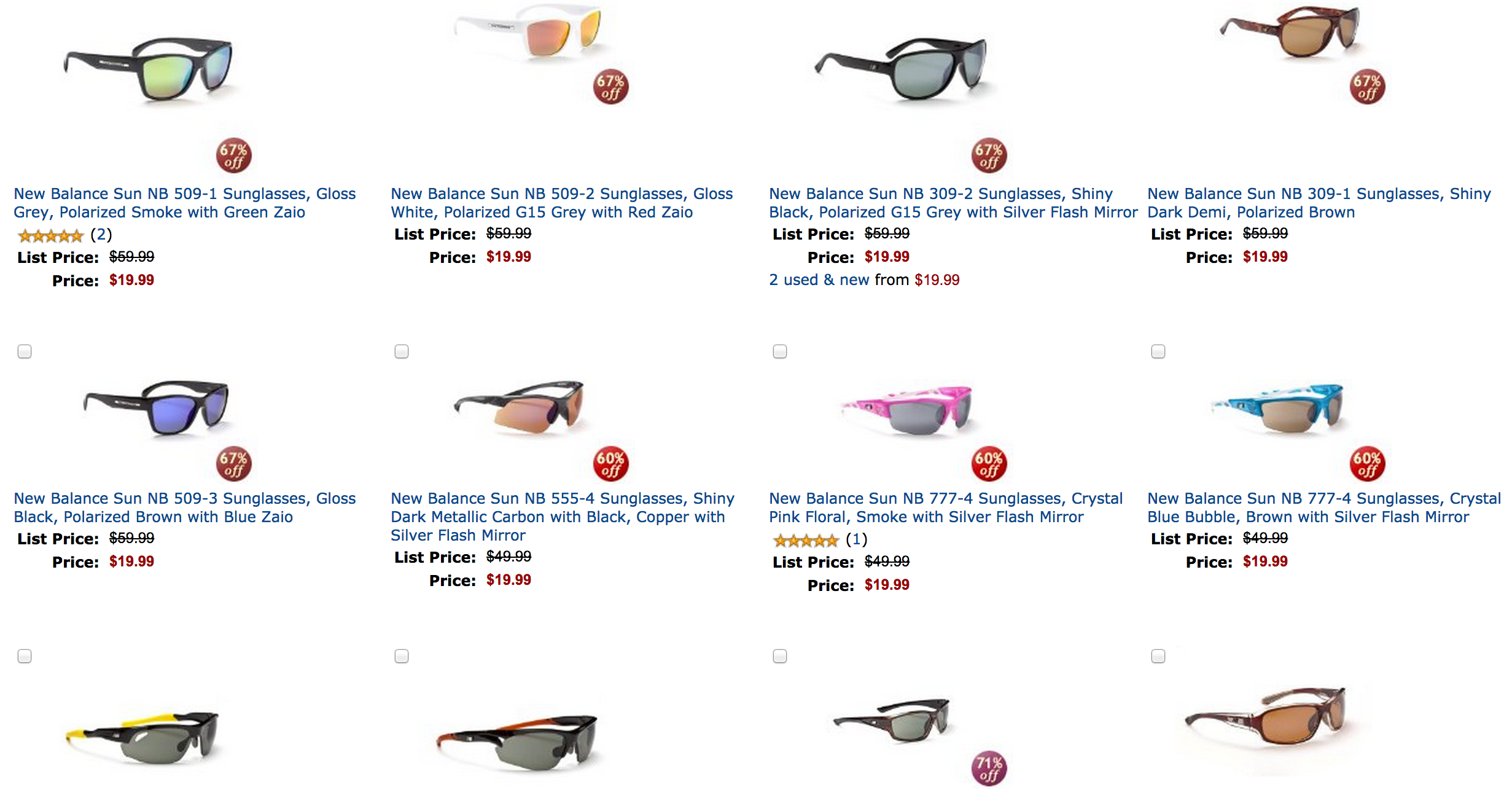 Today Only: New Balance Sunglasses 50% Off Or More - Running with Miles
