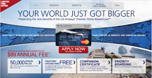 a credit card with a plane on it