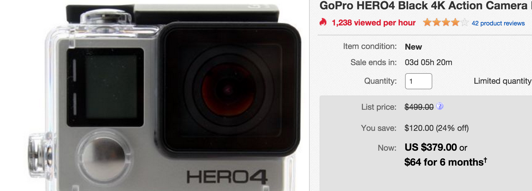 Great Deal Gopro Hero4 Black And Hero3 Silver At Great Prices Running With Miles