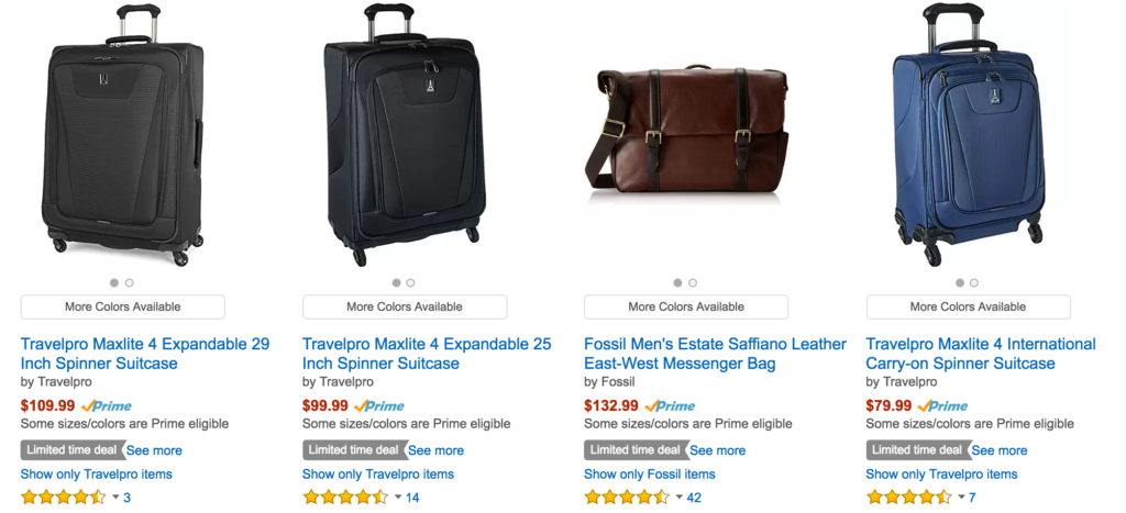 luggage sale