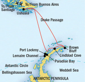 use points to travel to Antarctica