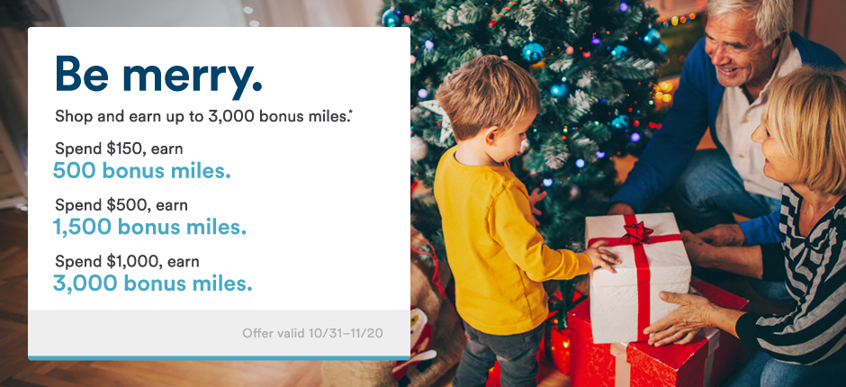 earn thousands of miles shopping