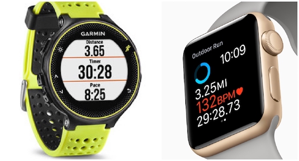 garmin running watch vs apple watch