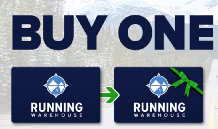 Running Warehouse Gift Cards - Buy One 