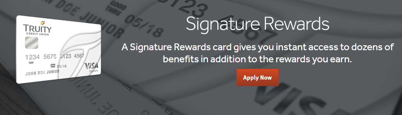 truity signature reward credit card
