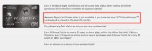 75K hilton points