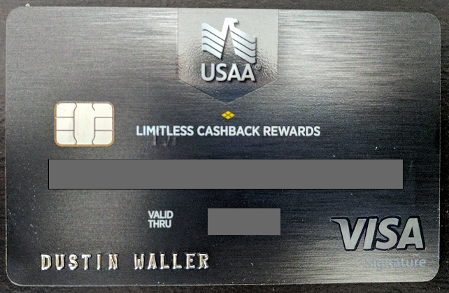 a close up of a credit card