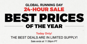 global running day discount