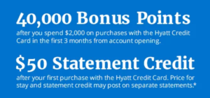 new Hyatt card offer