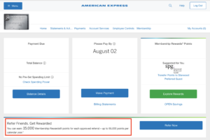 get American Express Referral Links