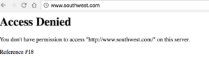 Southwest customer service
