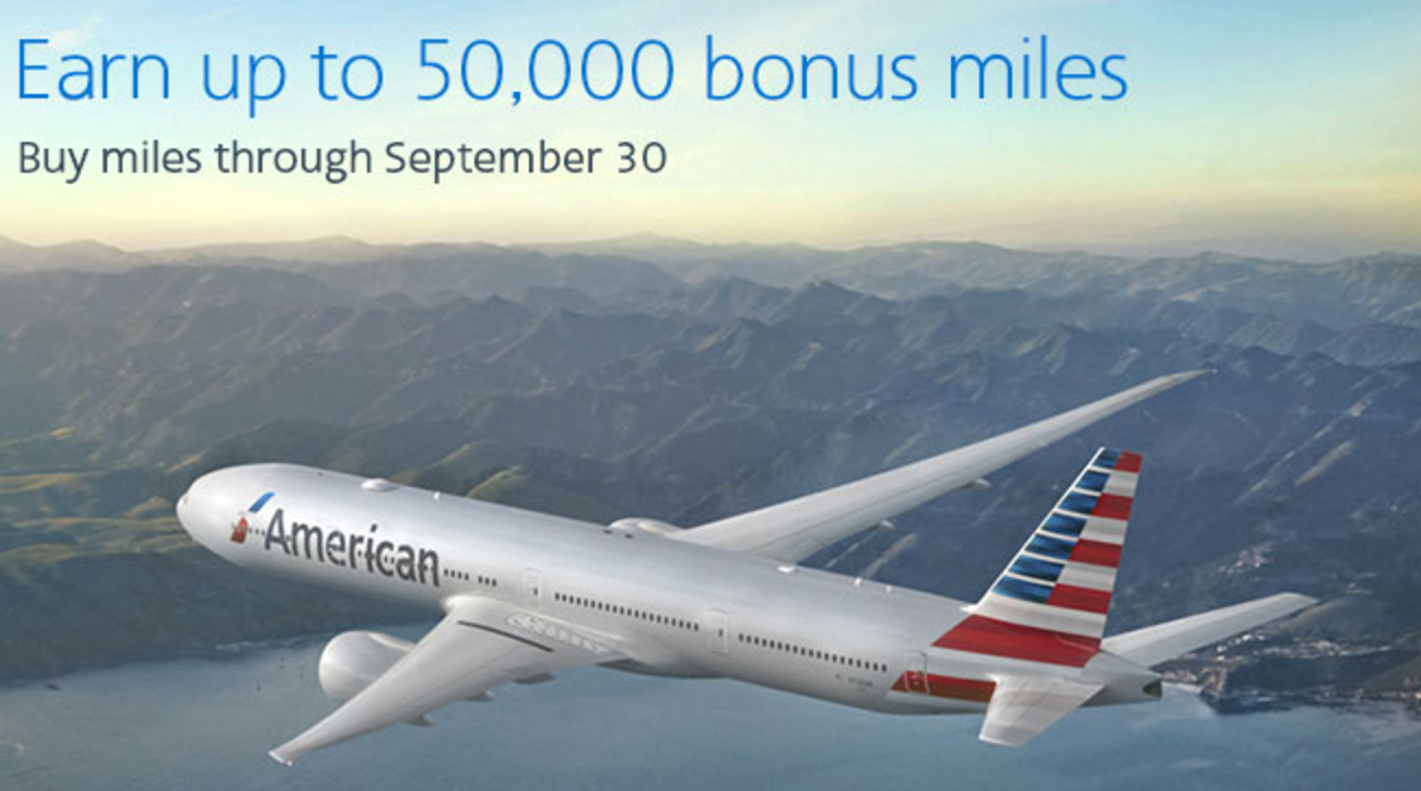 New American Airlines Buy Miles Promo - Get Up to 50,000 Bonus Miles ...