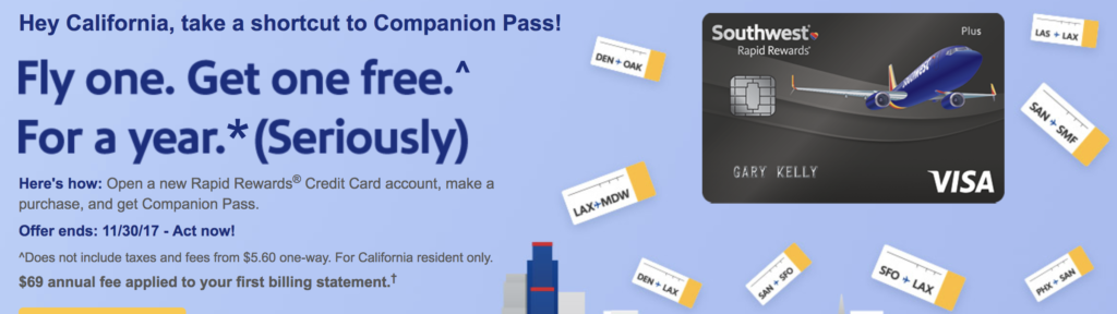 free southwest companion pass