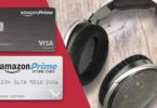 a close-up of a credit card and headphones