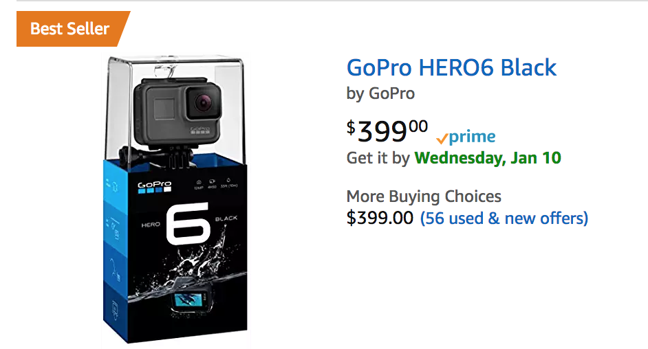 gopro hero6 price cut