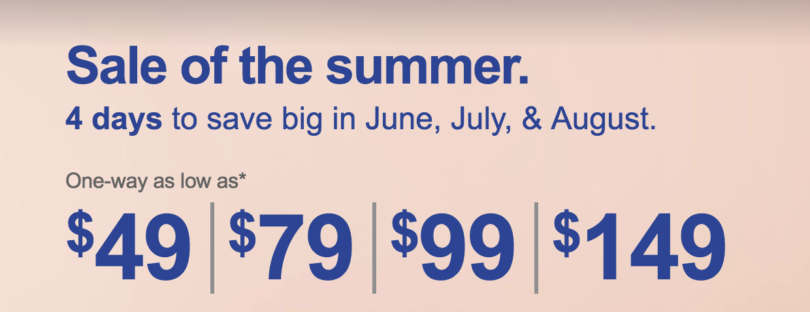 big southwest summer sale
