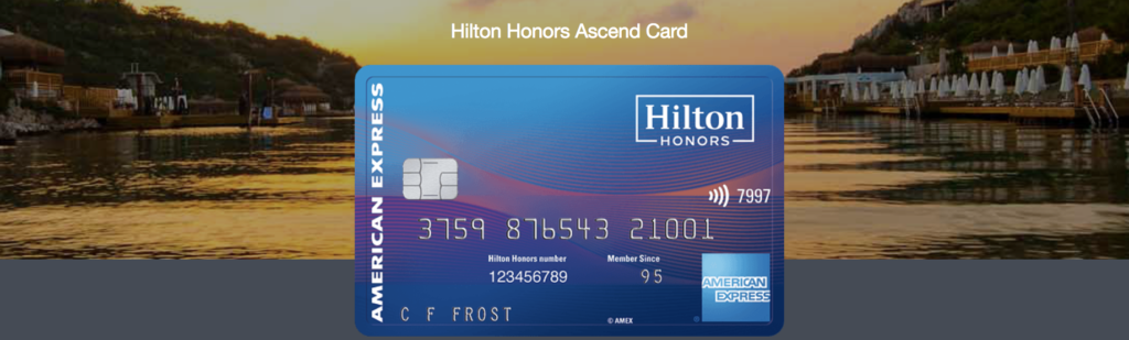 Hilton Ascend Amex card