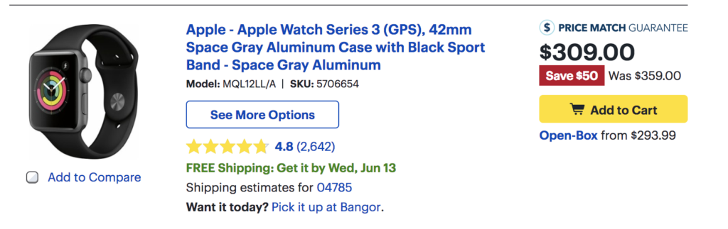 apple watch series 3 deals