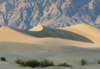 a sand dunes in the desert