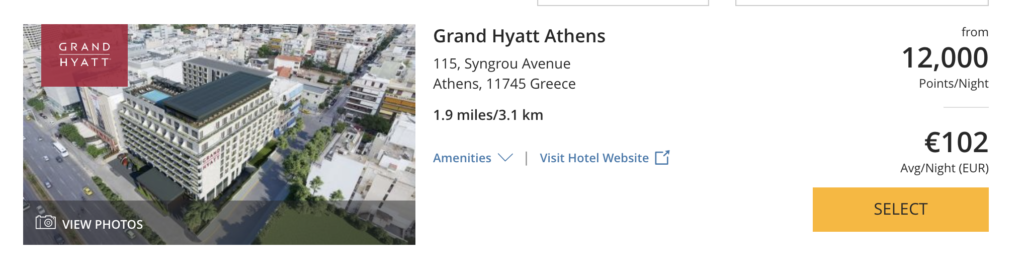 grand hyatt athens