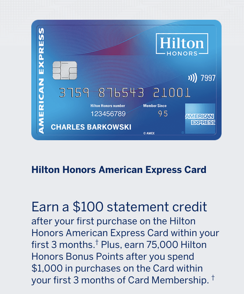 best hilton credit card offer
