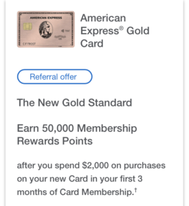 new american express rose gold card