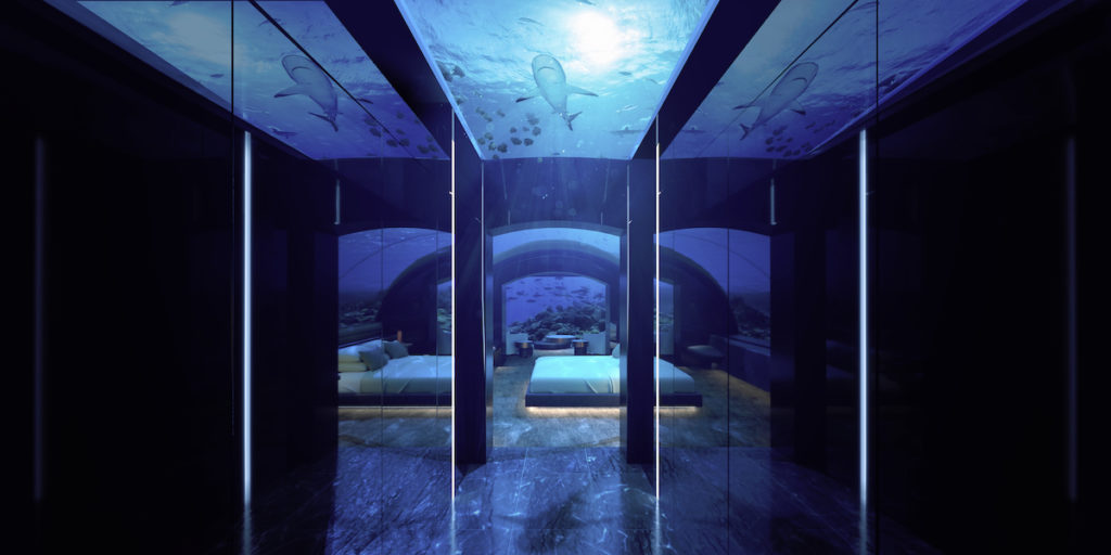 first underwater villa