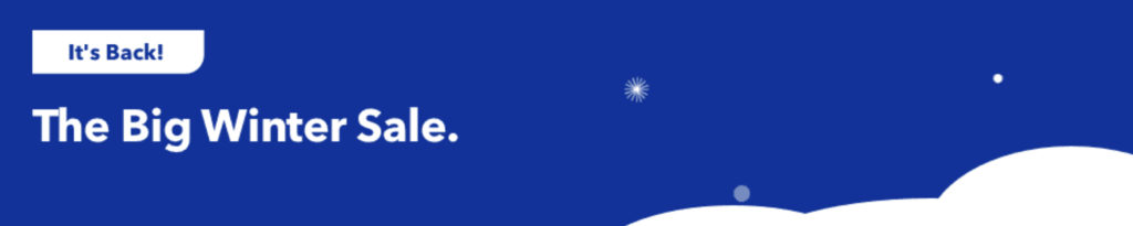 a blue background with white stars and a star in the sky