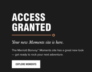New marriott moments