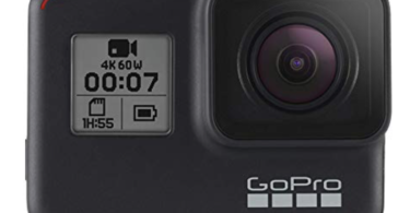 a black camera with a screen
