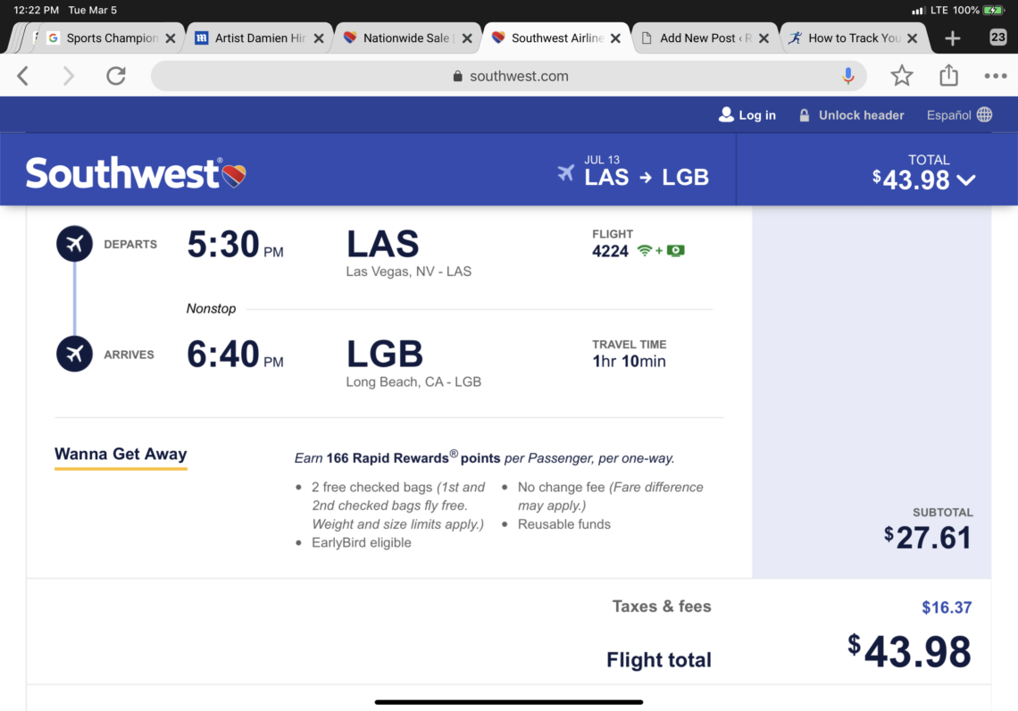 Great Southwest Sale for Travel Through October 1 From 44 Running