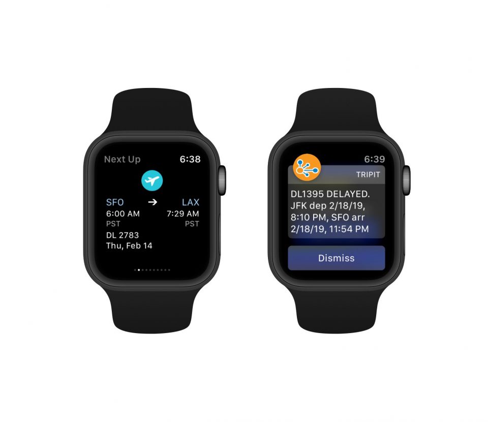 TripIt for apple watch