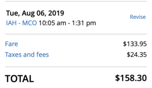 airline credit card perk