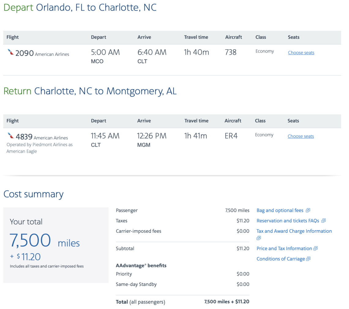 The New American Airlines Web Special Awards Have Great Value! Running with Miles