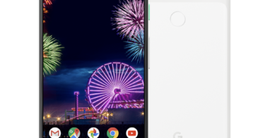 a cell phone with a screen showing fireworks