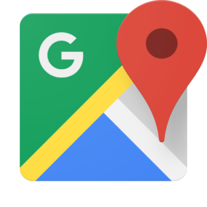 a logo of a google maps app