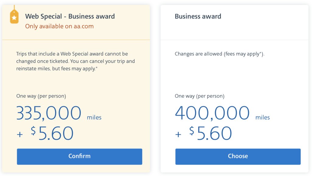screens screenshot of a business award