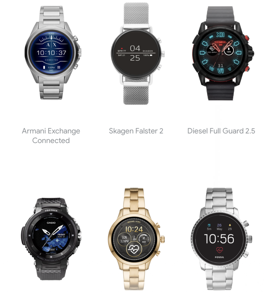 a group of watches with text