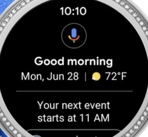 a screenshot of a smart watch