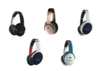 a group of headphones