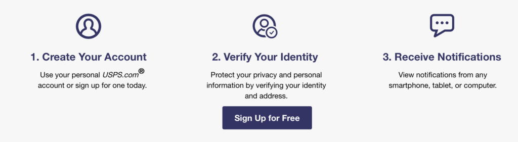 a sign up for a identity