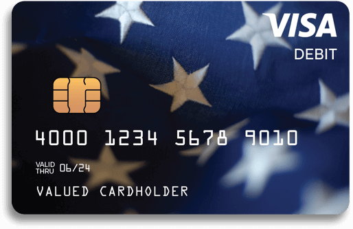 a credit card with stars on it