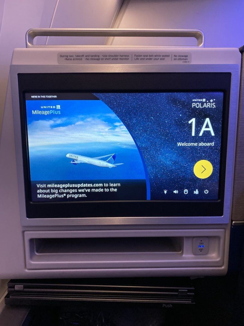 What United Polaris Business Class is Like During Covid19 Running